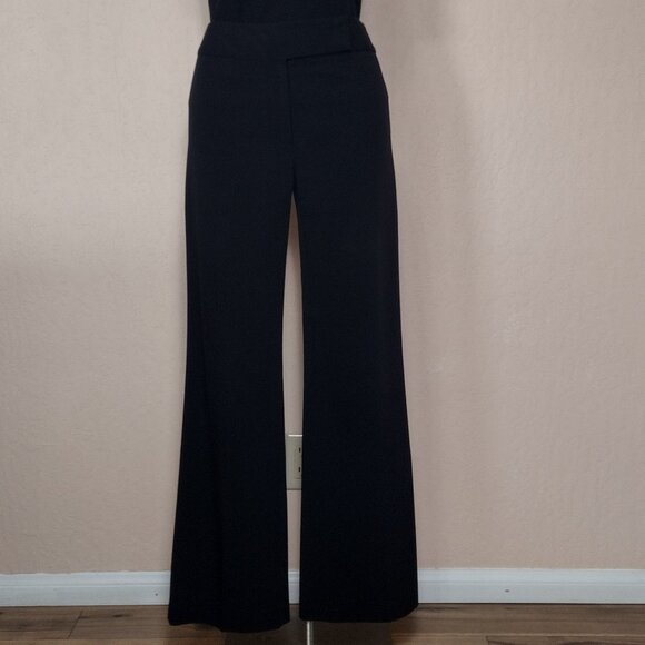 Black Straight-Leg trouser  Pant - Picture 1 of 16